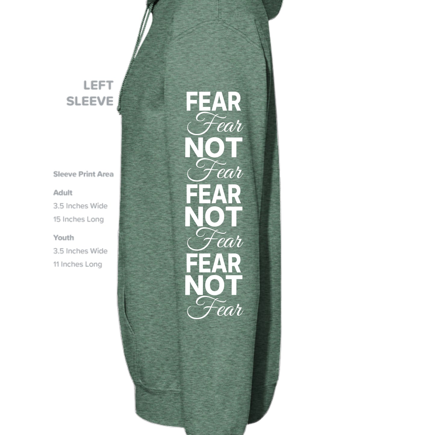 Heather Sport Dark Green - SLEEVE_LEFT
