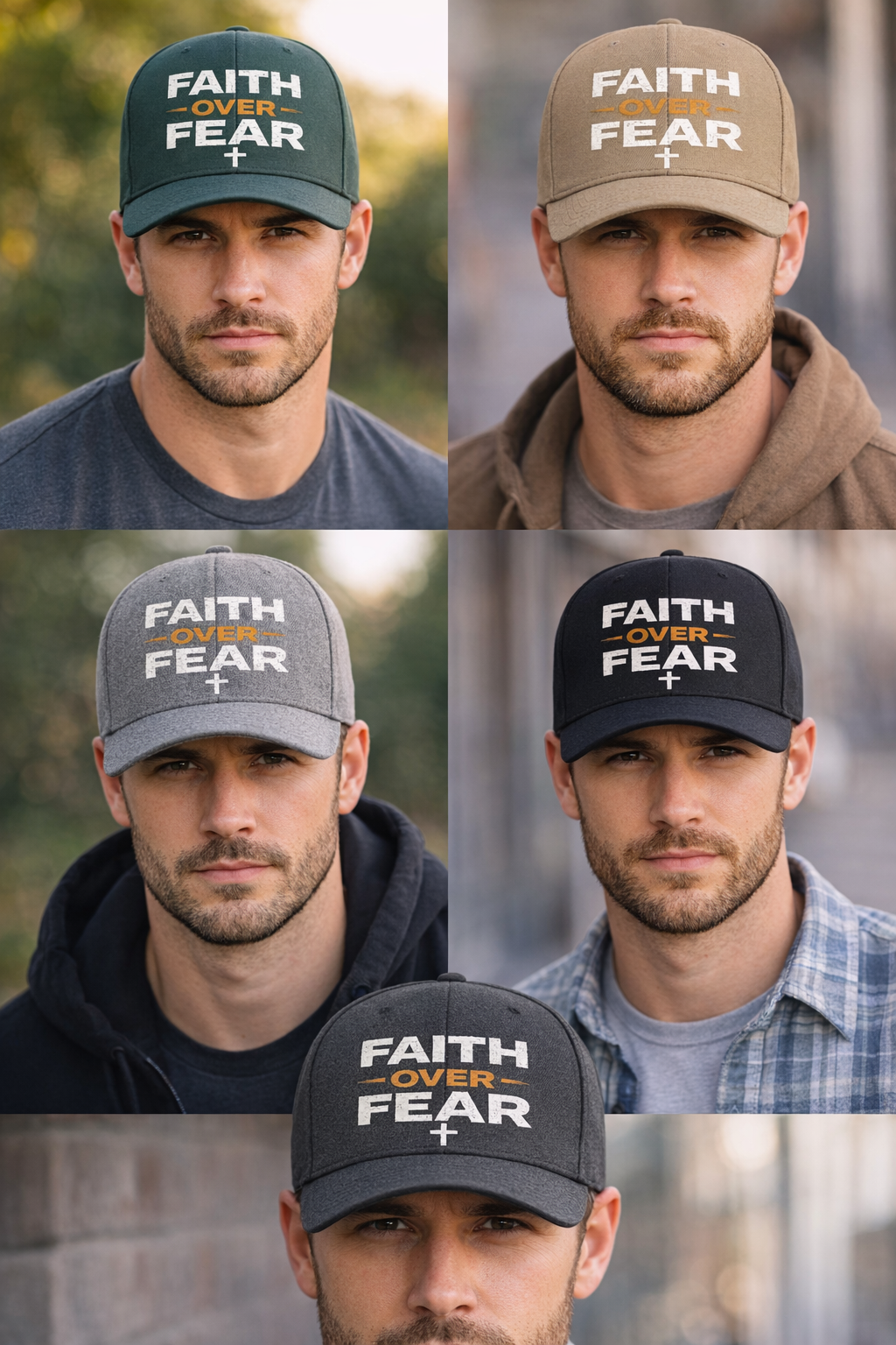 Faith over fear- Hats
