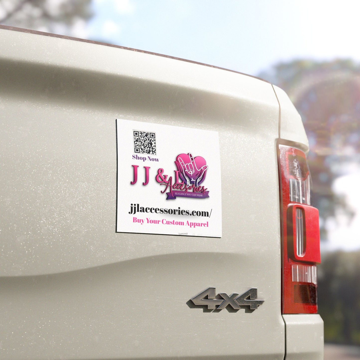 Car Magnet — JJ & L Accessories Logo Magnetic Decal