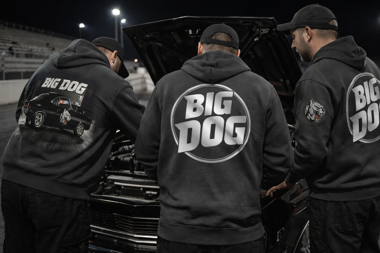 Big Dog Racing Hoodie - new