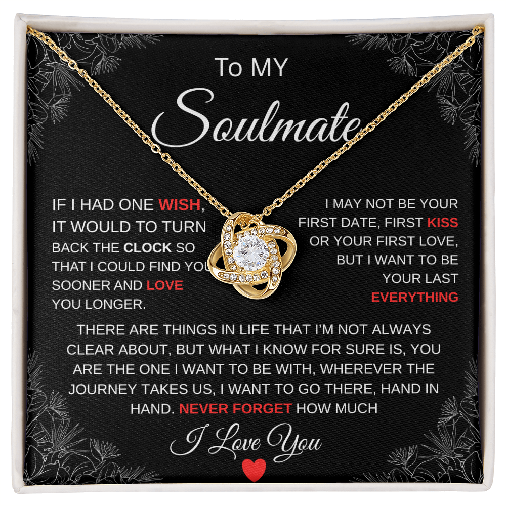 Not Your First, But Your Forever Soulmate Necklace