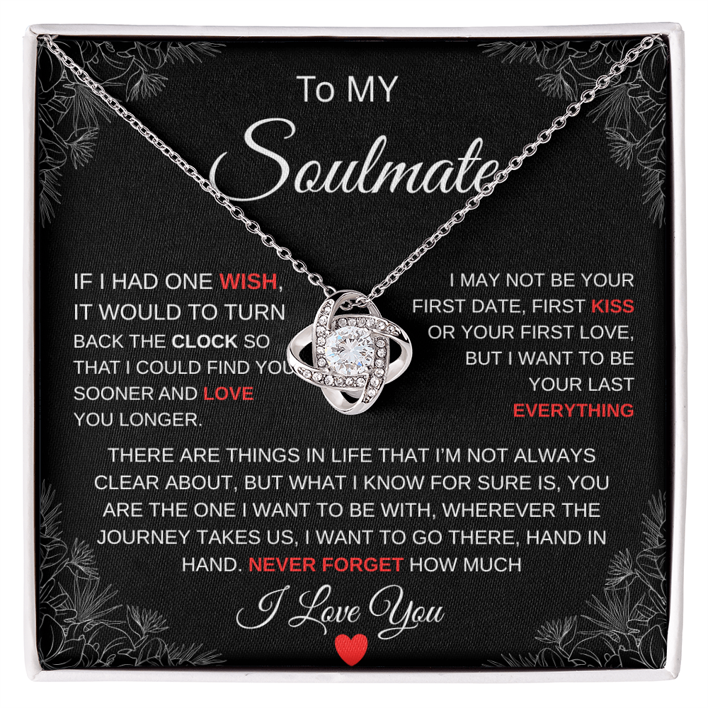 Not Your First, But Your Forever Soulmate Necklace