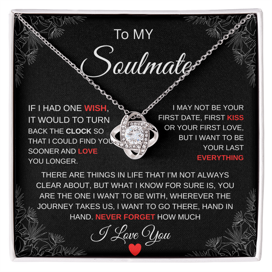 Not Your First, But Your Forever Soulmate Necklace