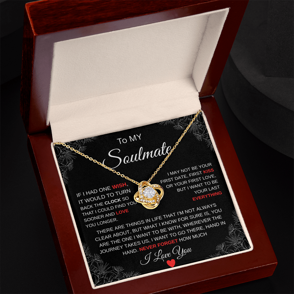 Not Your First, But Your Forever Soulmate Necklace