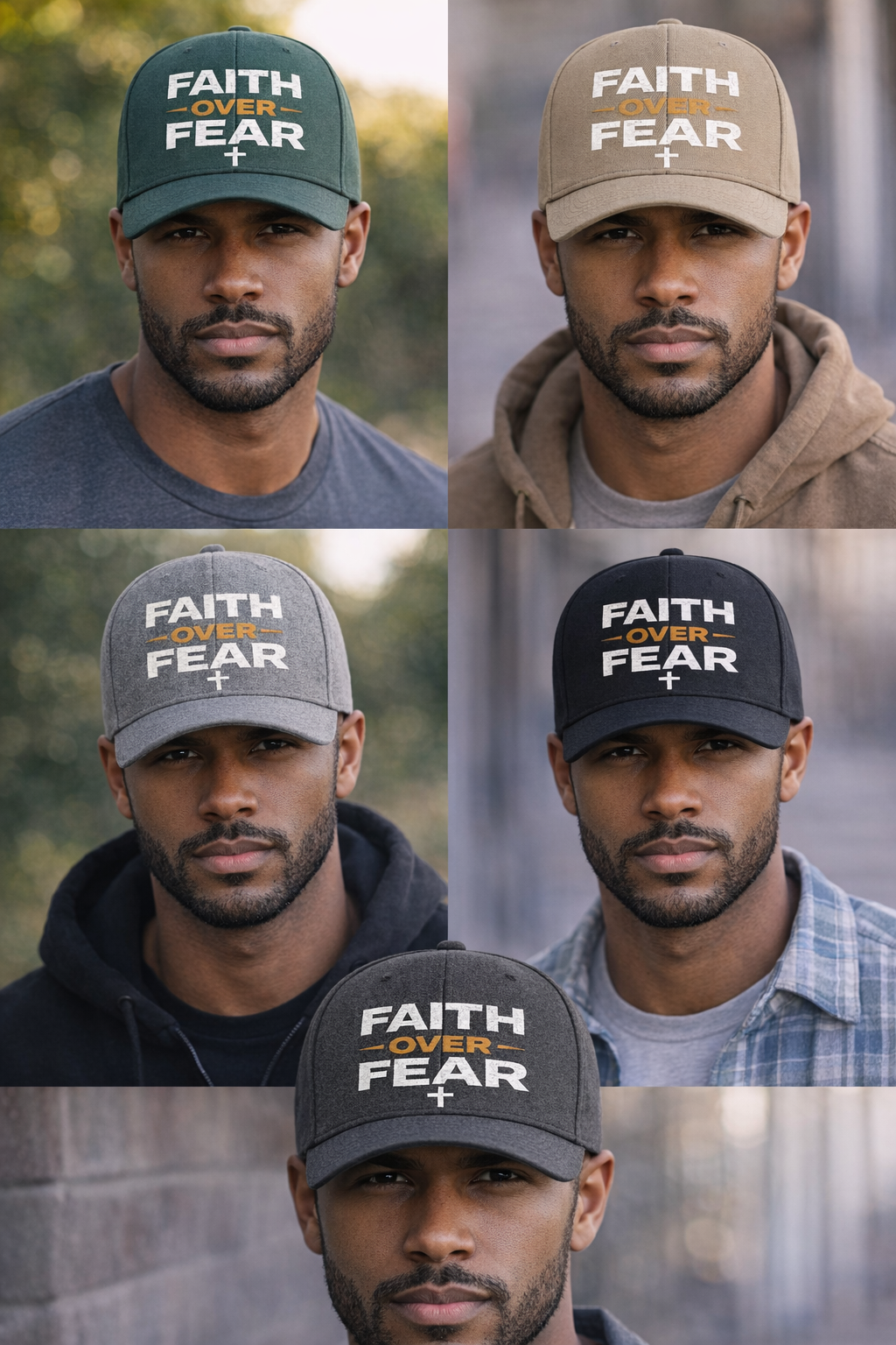 Faith over fear- Hats