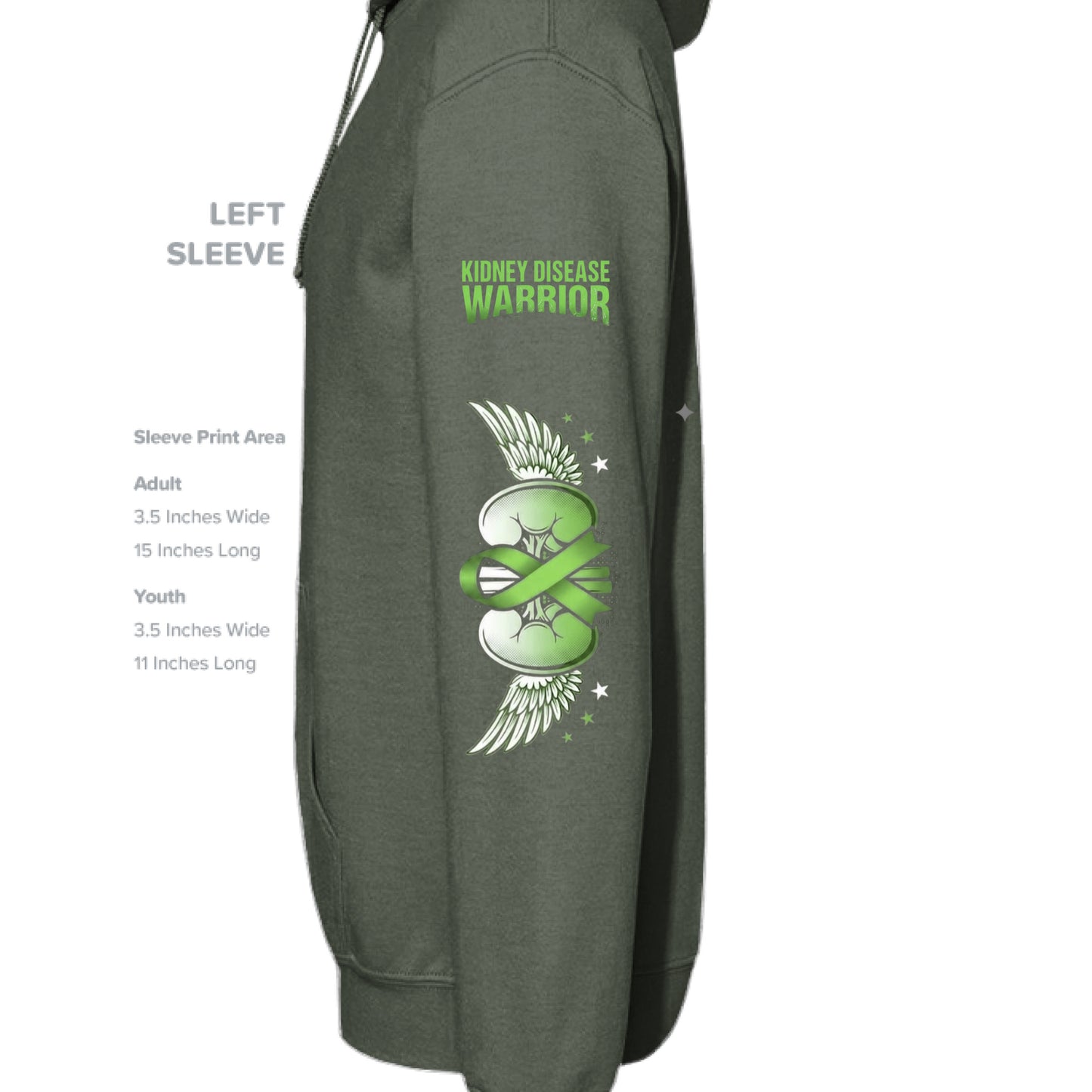 MILITARY GREEN - SLEEVE_LEFT