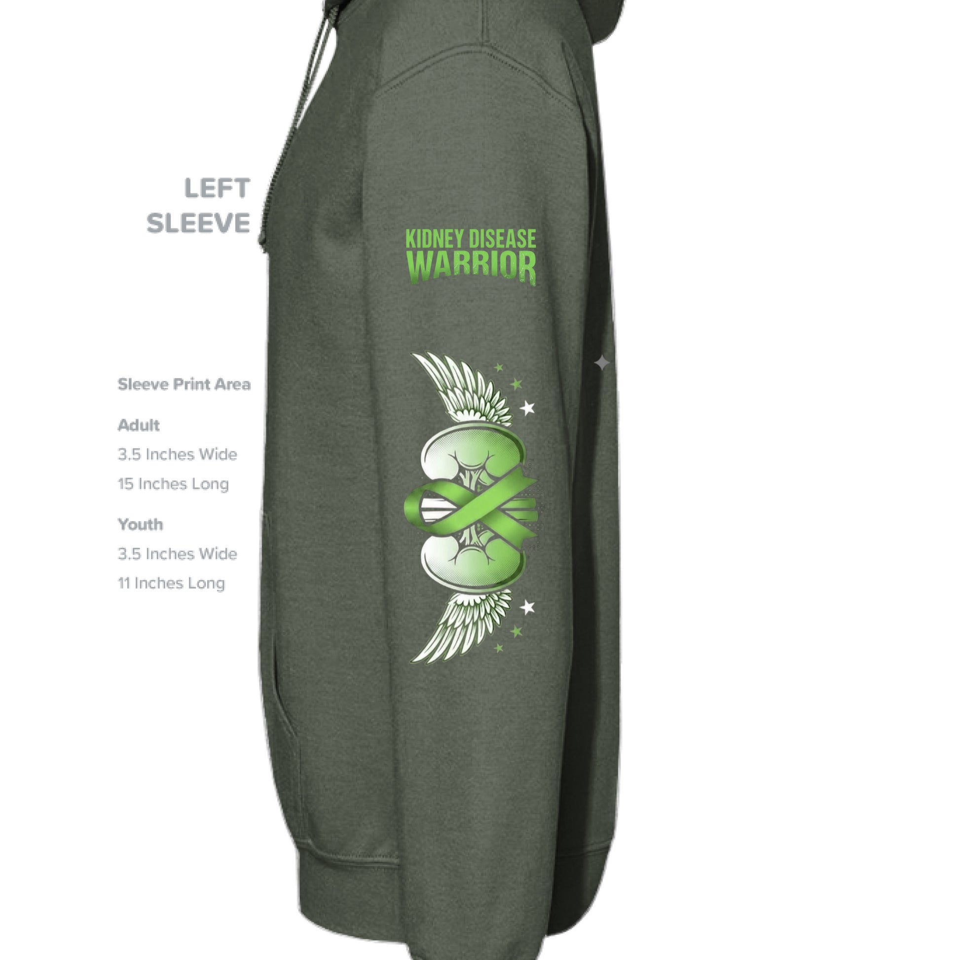 MILITARY GREEN - SLEEVE_LEFT