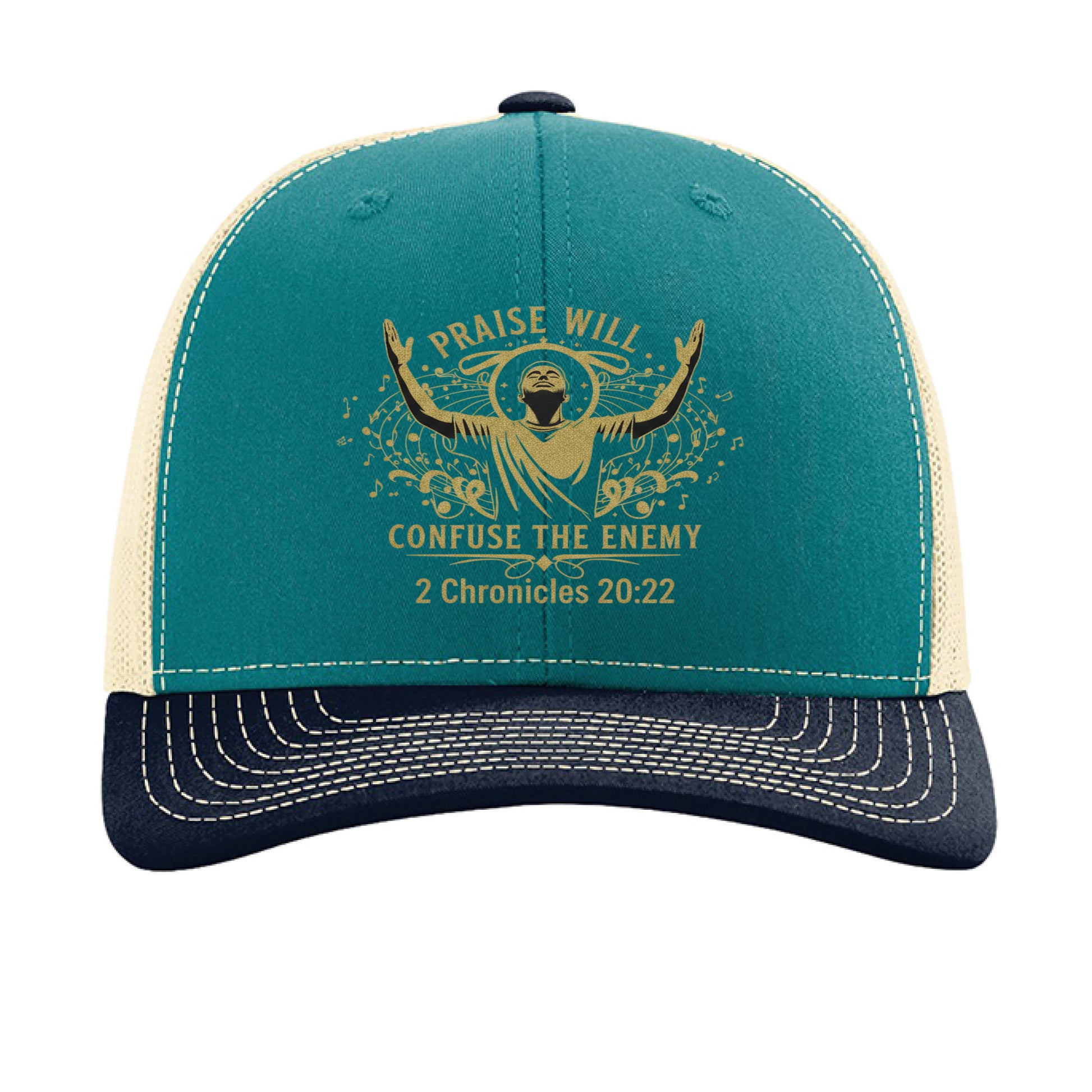 Blue Teal/ Birch/ Navy - FRONT