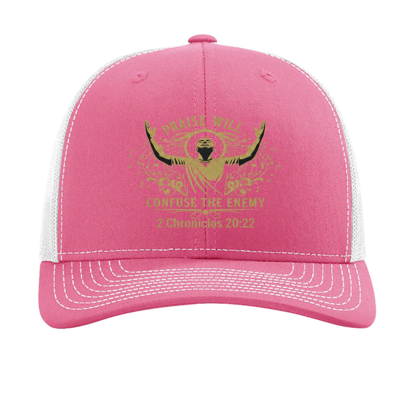 Hot Pink/ White - FRONT