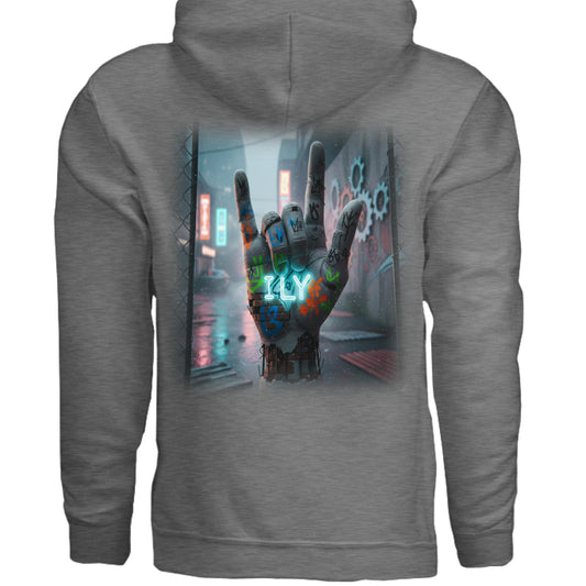 GRAPHITE HEATHER - BACK