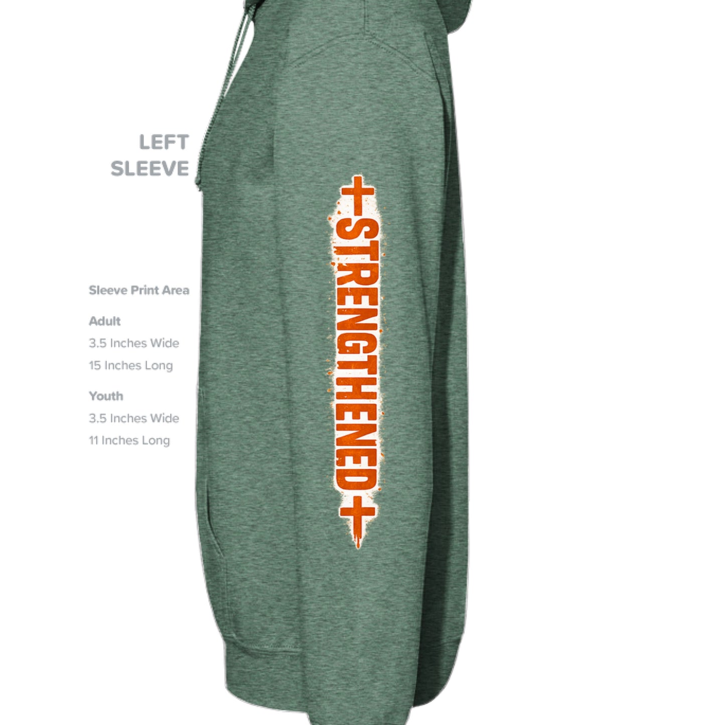 Heather Sport Dark Green - SLEEVE_LEFT