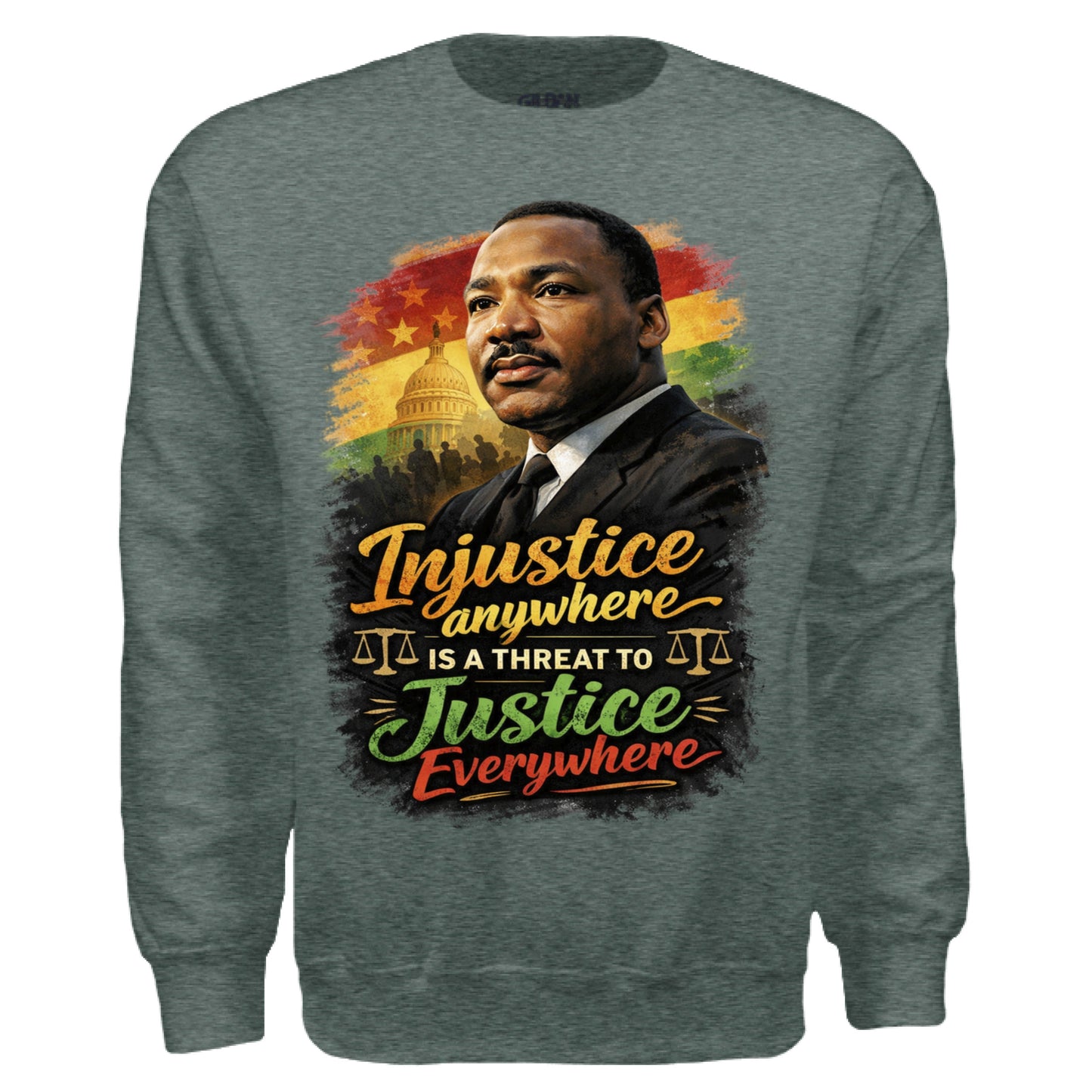 HEATHER SPORT DARK GREEN - FRONT