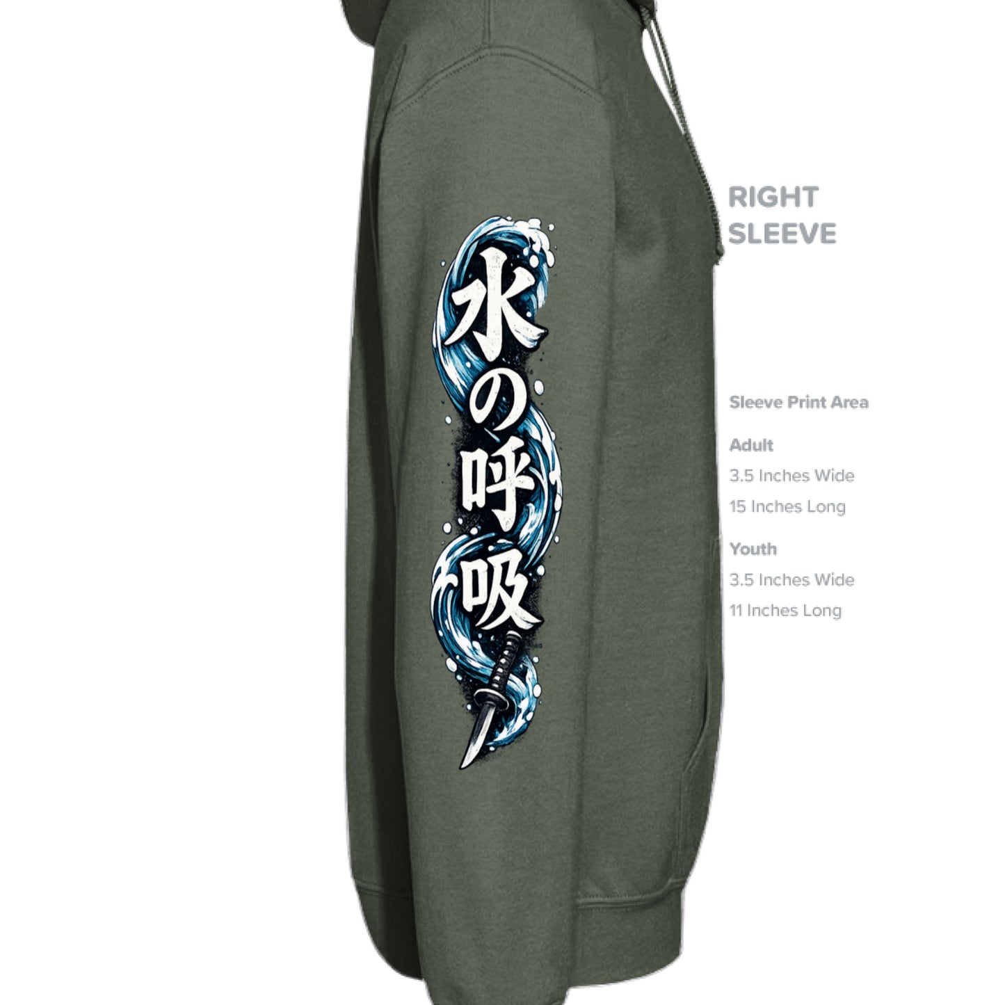 MILITARY GREEN - SLEEVE_RIGHT