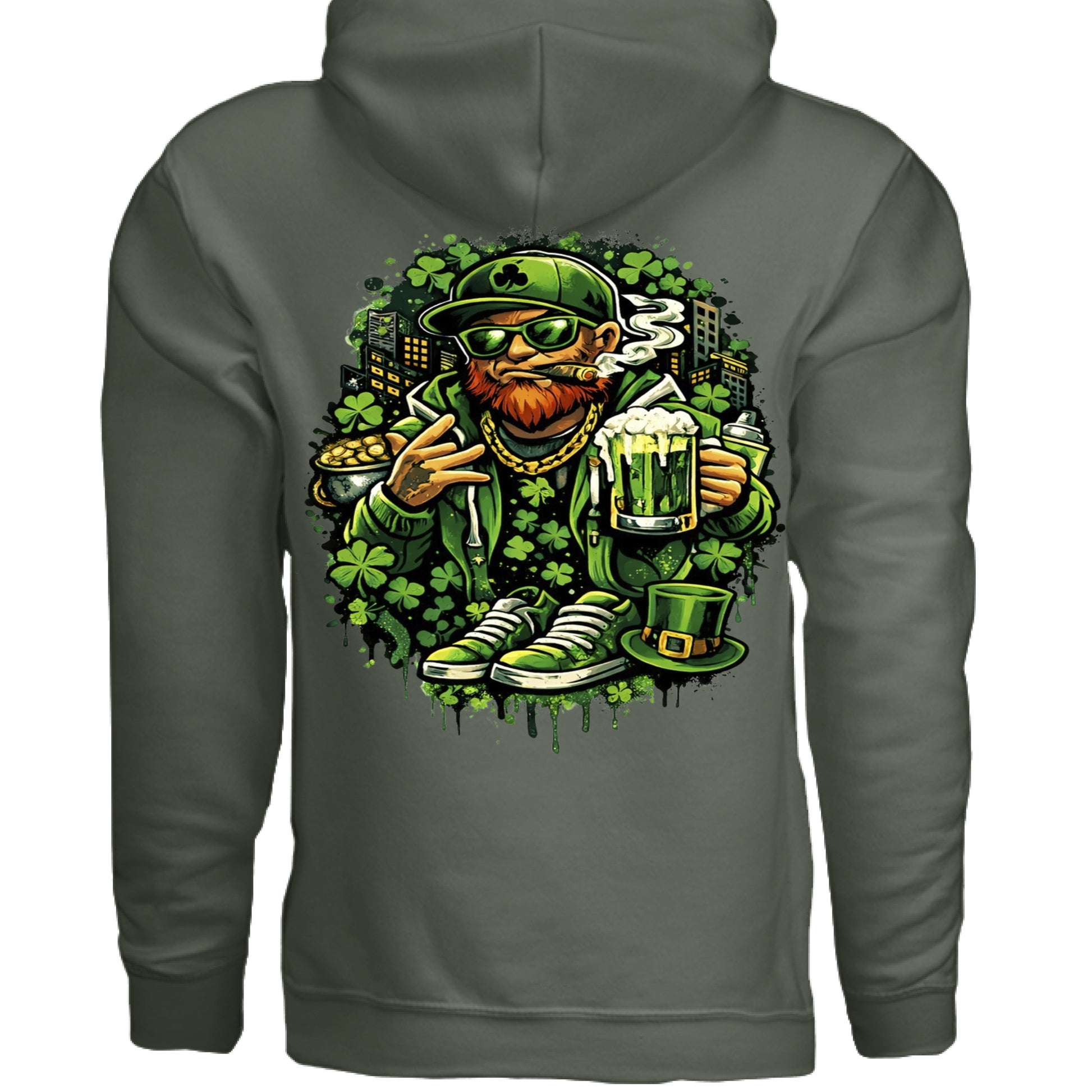 MILITARY GREEN - BACK