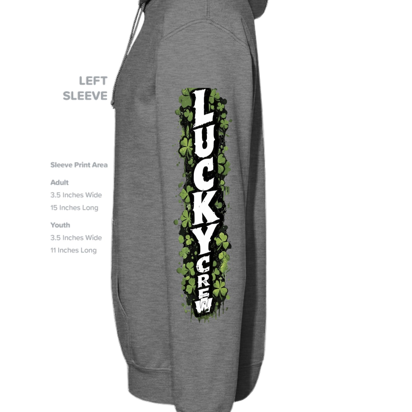 GRAPHITE HEATHER - SLEEVE_LEFT