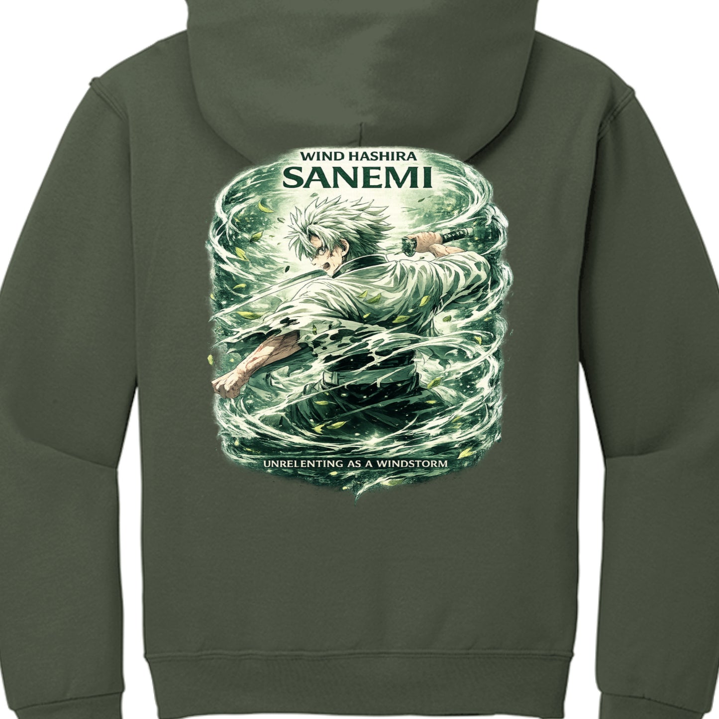 MILITARY GREEN - BACK