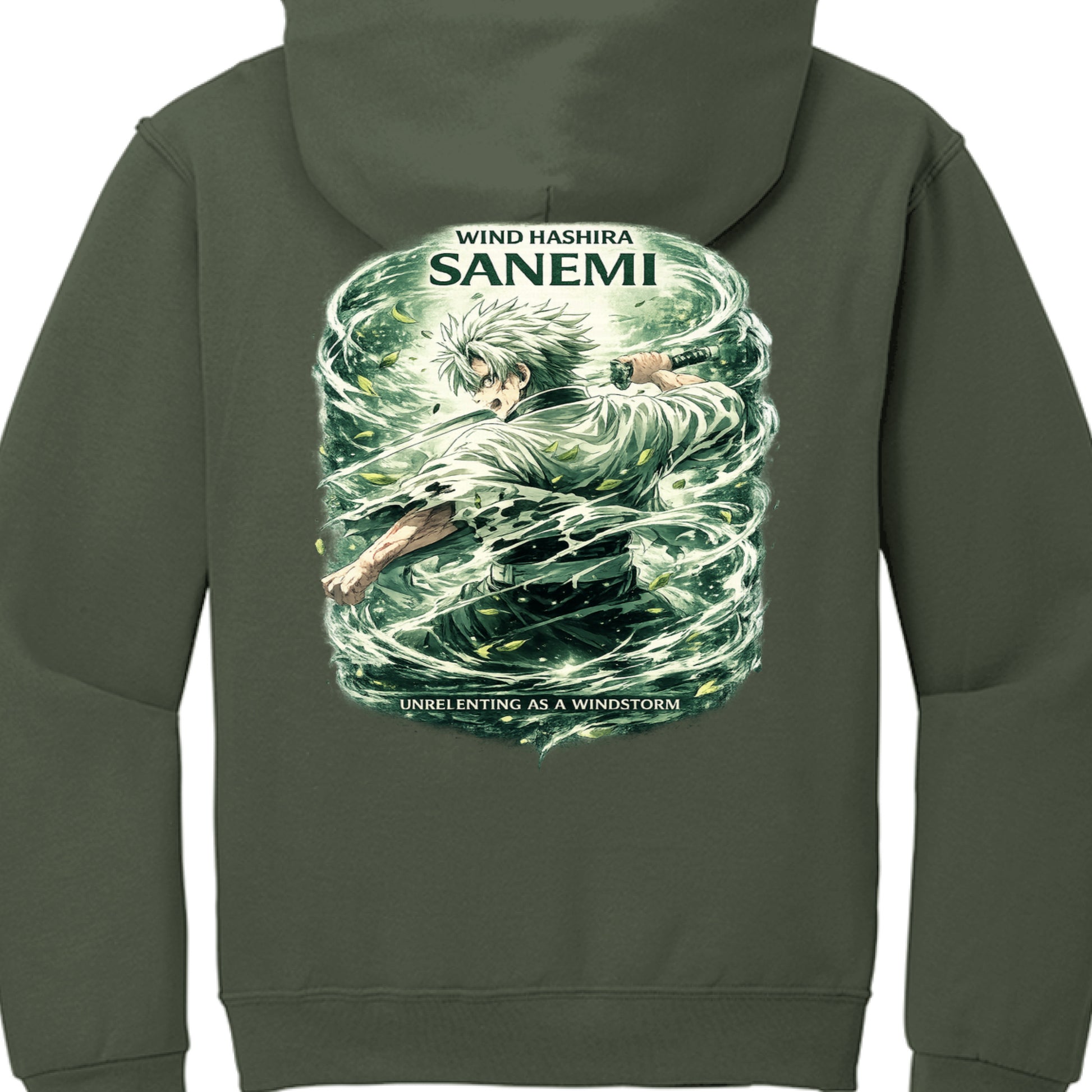 MILITARY GREEN - BACK