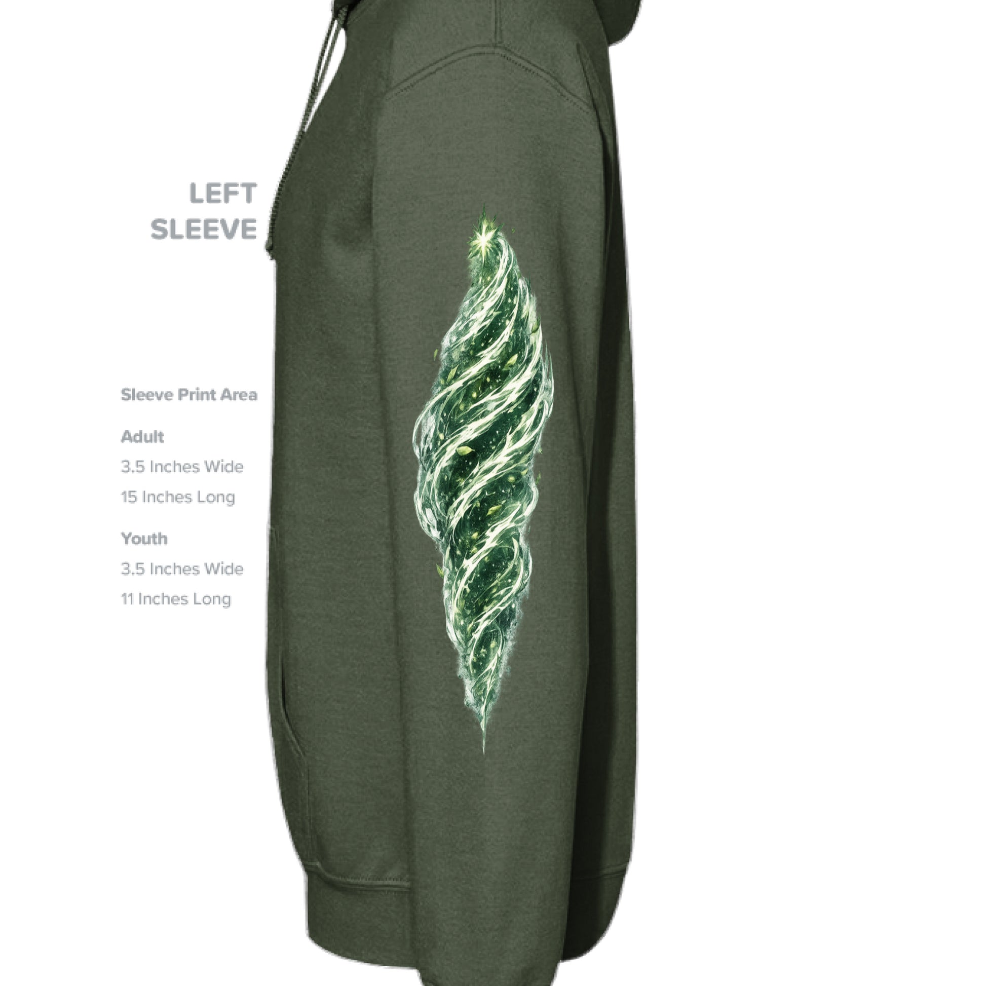 MILITARY GREEN - SLEEVE_LEFT