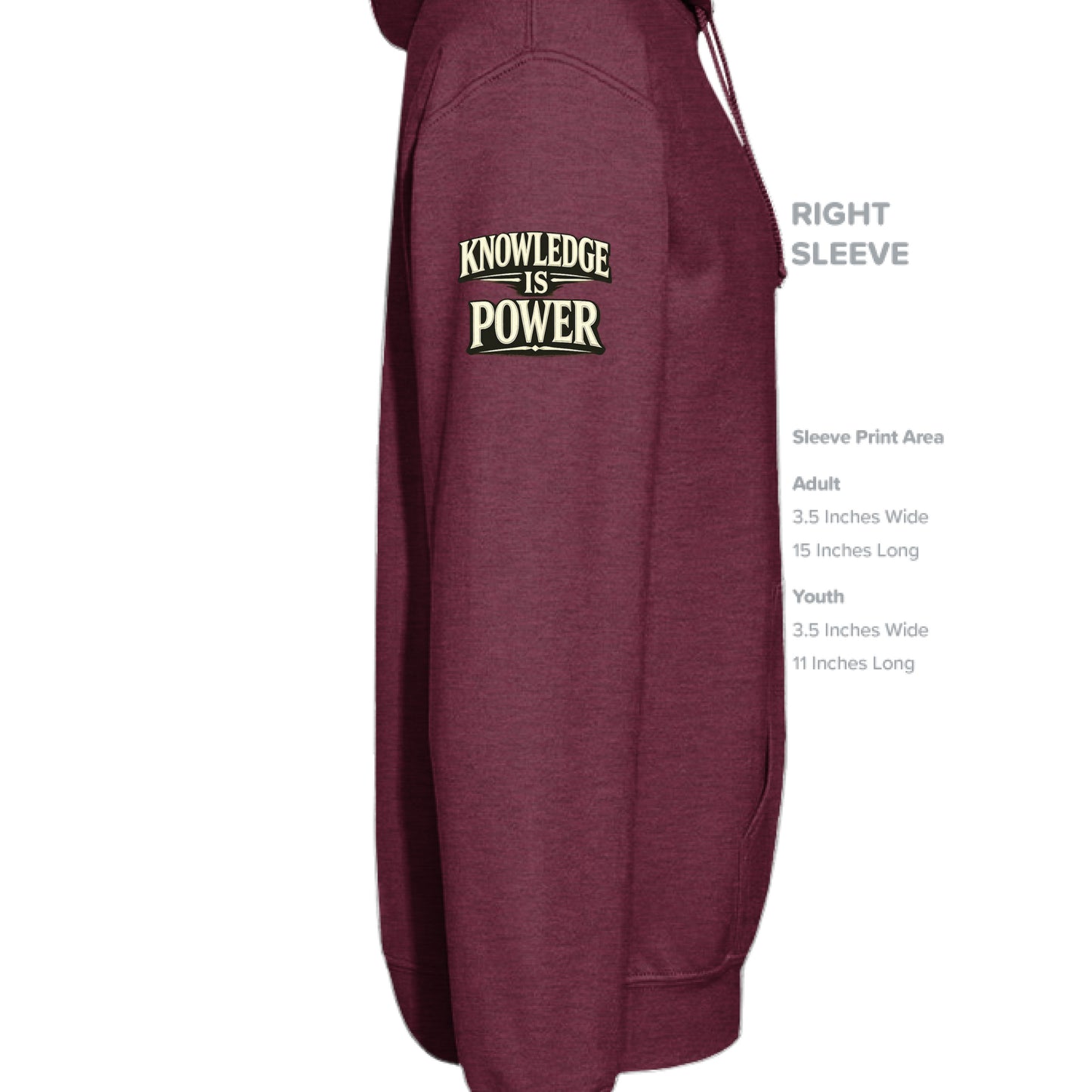 Heather Sport Dark Maroon - SLEEVE_RIGHT