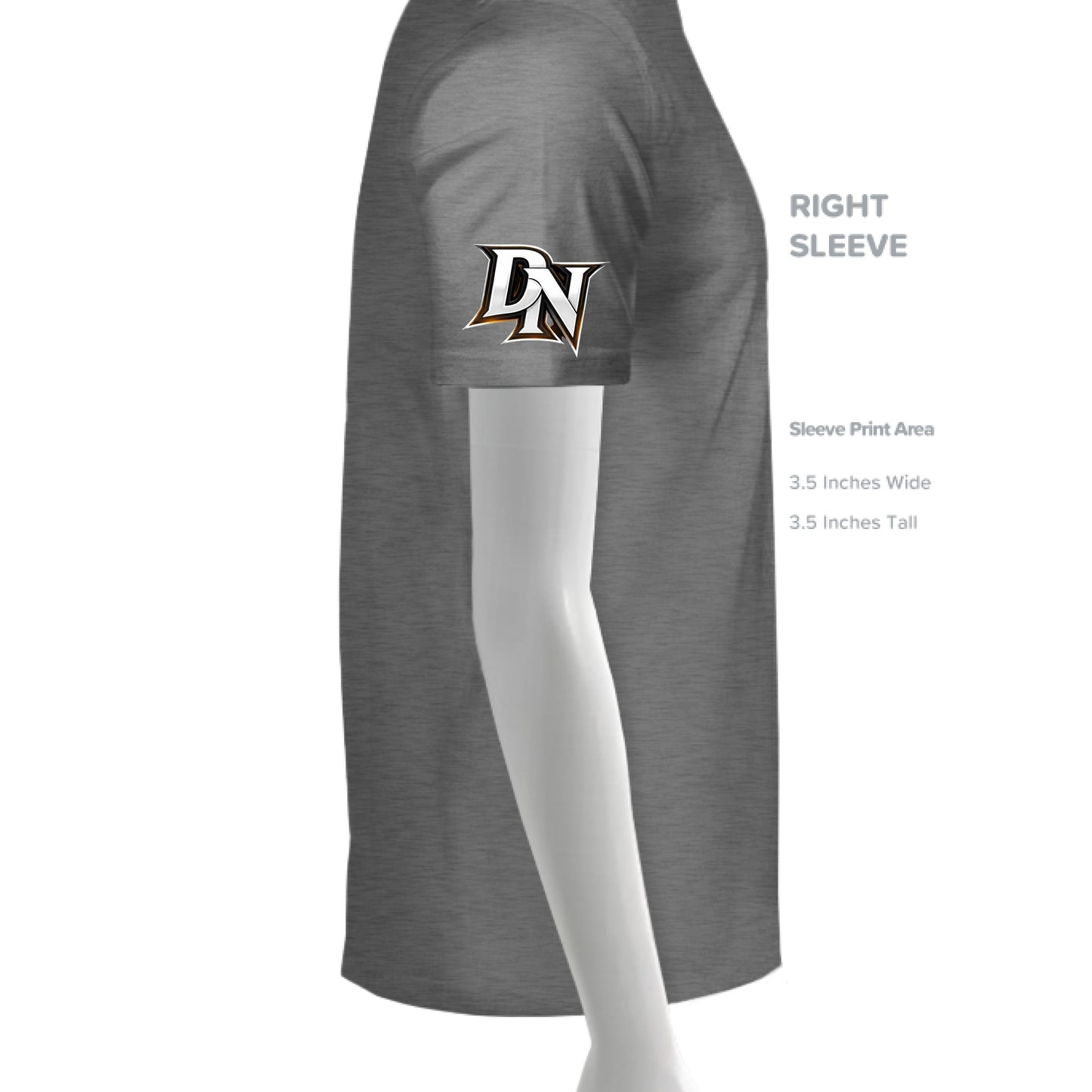 GRAPHITE HEATHER - SLEEVE_RIGHT