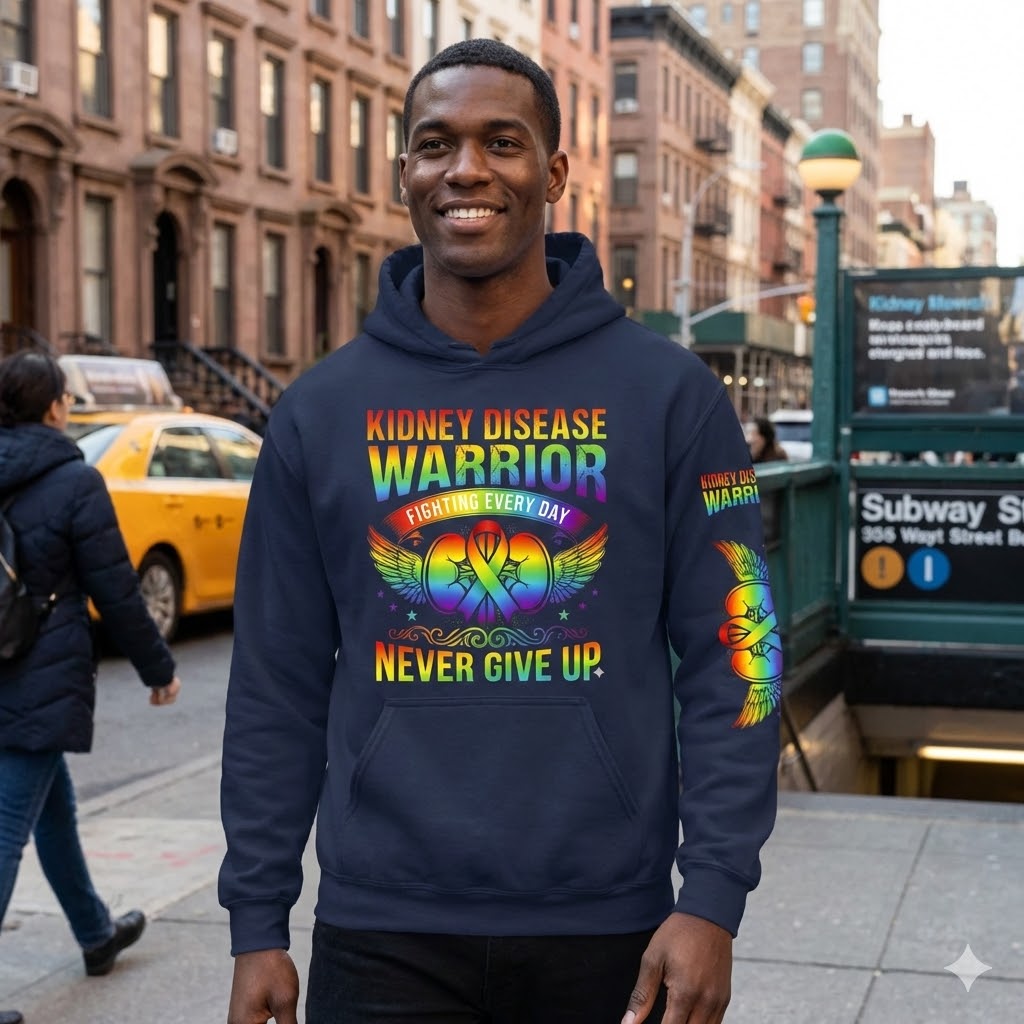 Rainbow Kidney Warrior Hoodie